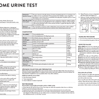 AT-HOME URINE TEST FOR HEALTH & WELLBEING
